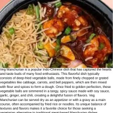 veg manchurian and fried rice